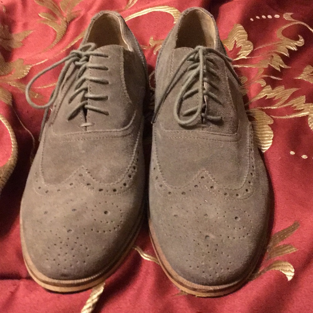 Banana Republic grey suede brogues 9.5M